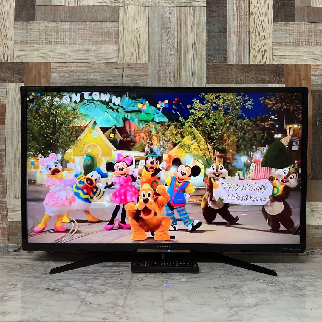 即日受渡❣️全国送料込フナイ40V型HDD録画機能内蔵テレビ見ながら録画も可能。