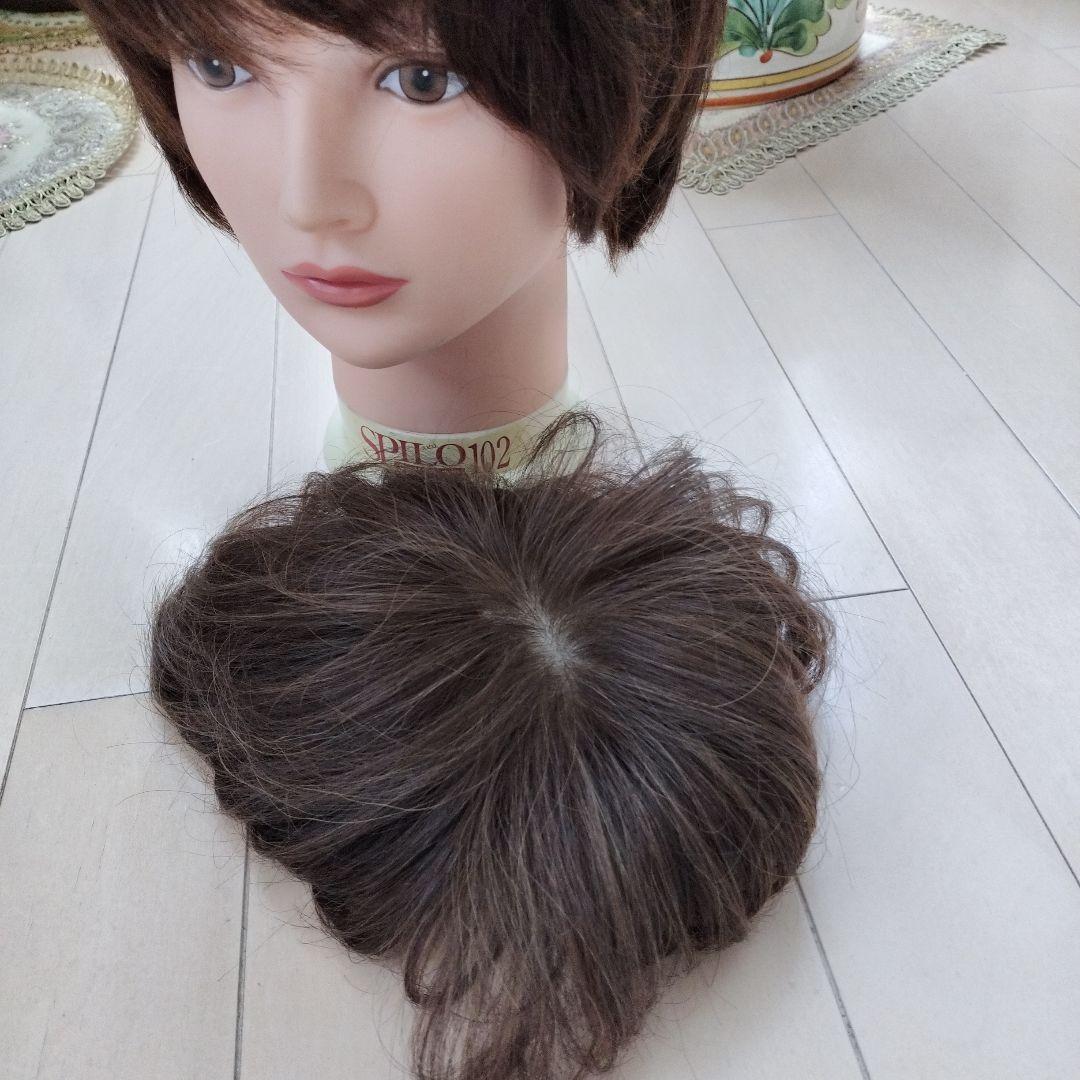 ブラウンショートボブウィッグ