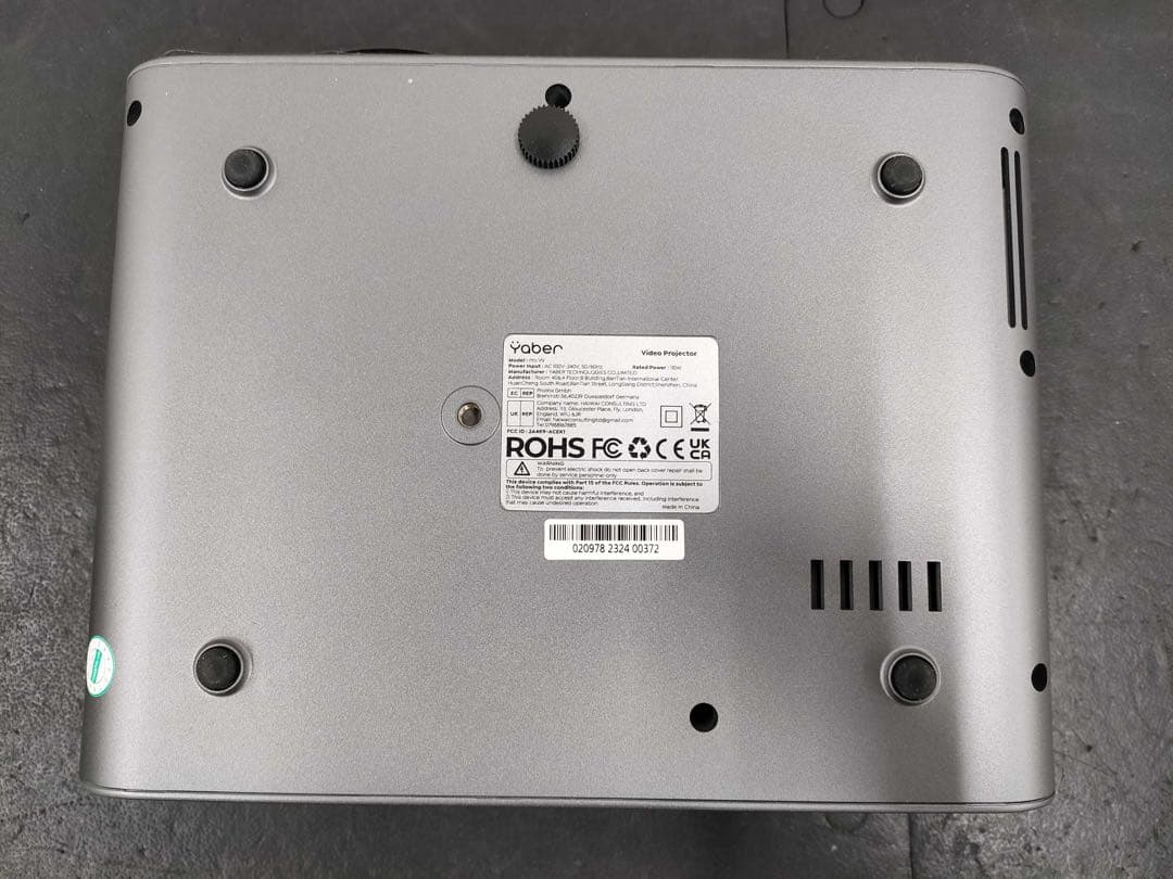 YABER PROV9プロジェクター 4K対応 収納バッグ付属