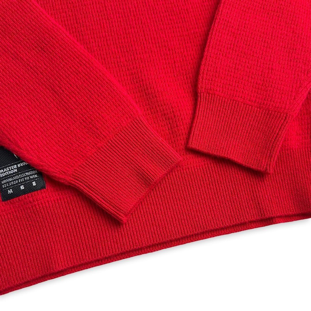 547 マスターバニー レディース ゴルフウェア ウールカシミヤニット 赤 1