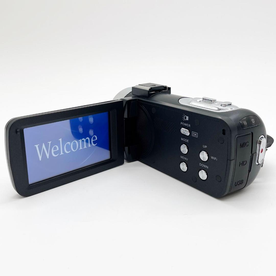 ★ 4K Ultra HDデジタルビデオカメラ ビデオ録画写真カムコーダー