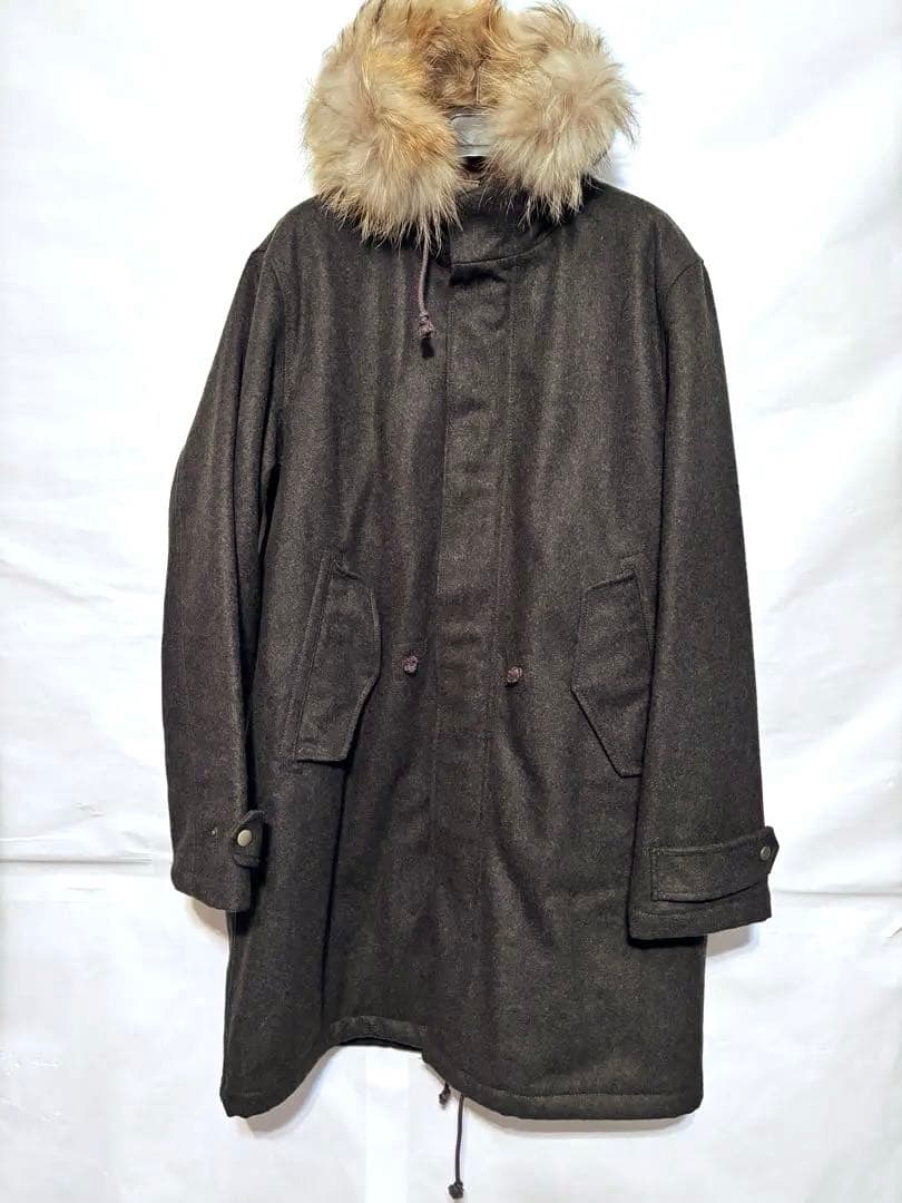 ポールスミス　カシミヤ混　ウールモッズコート　XLサイズ　美品