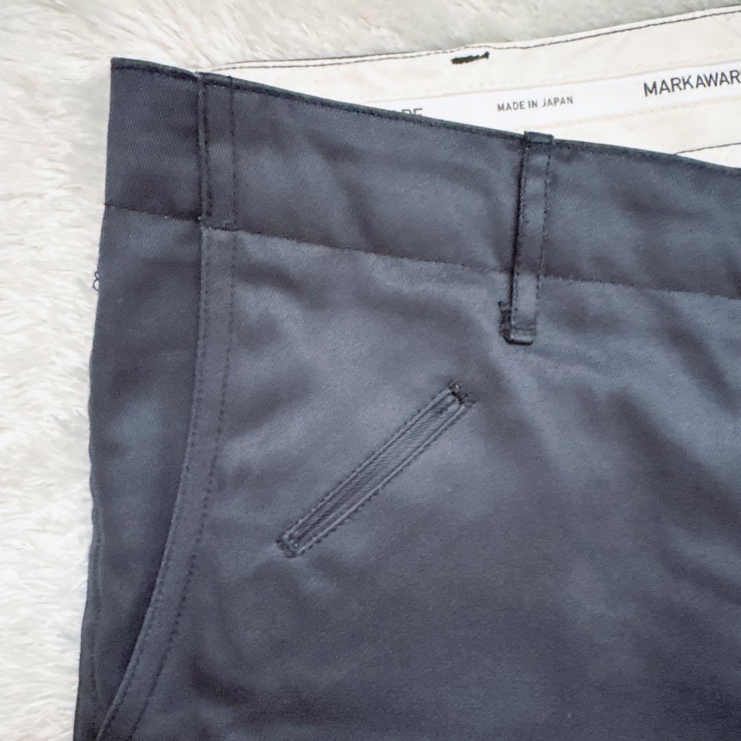 MARKAWARE マーカウェア チノパン ボタンフライ 光沢 日本製
