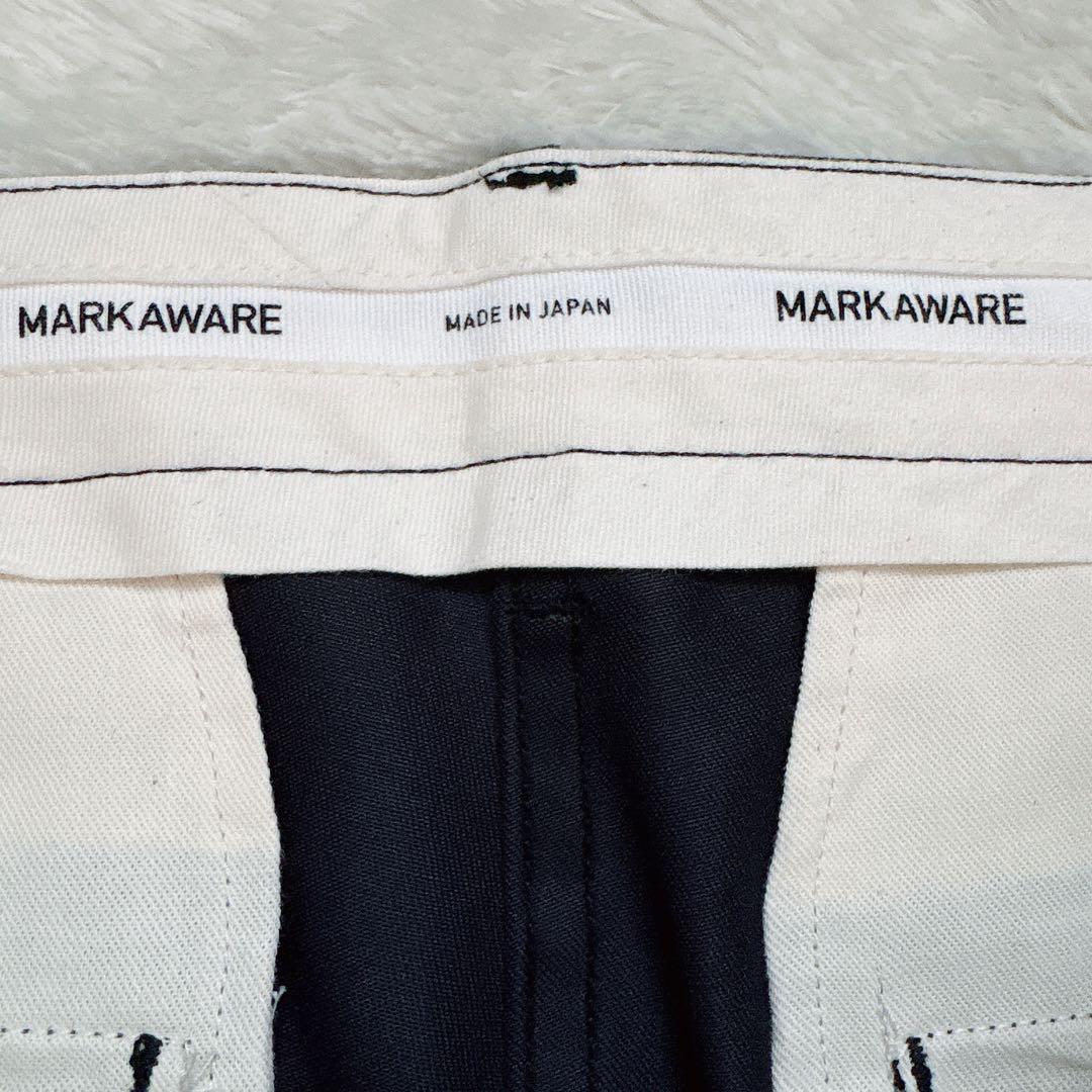 MARKAWARE マーカウェア チノパン ボタンフライ 光沢 日本製