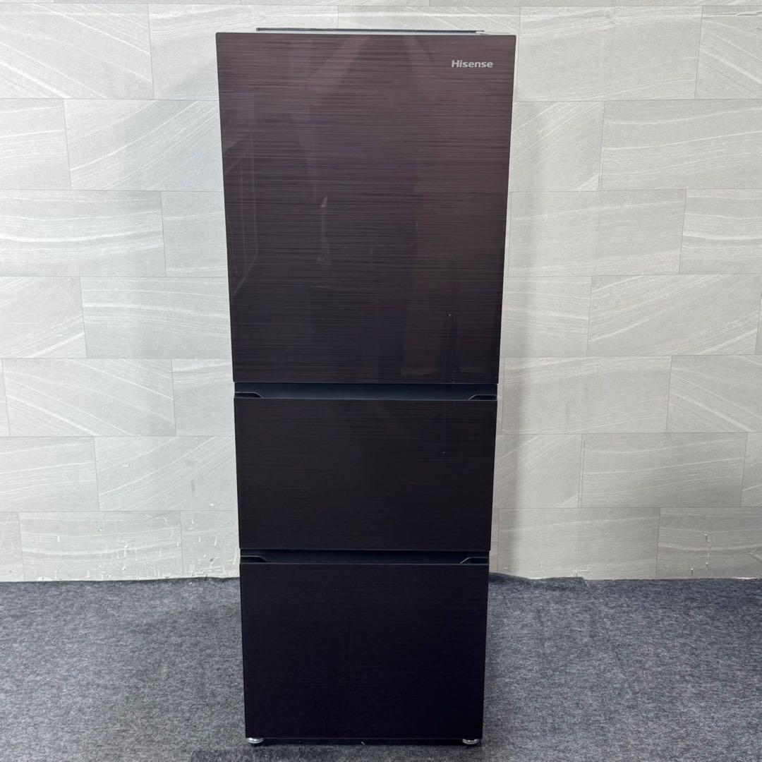Hisense 冷蔵庫 282L ガラスパネル 大容量 1〜4人 d4253