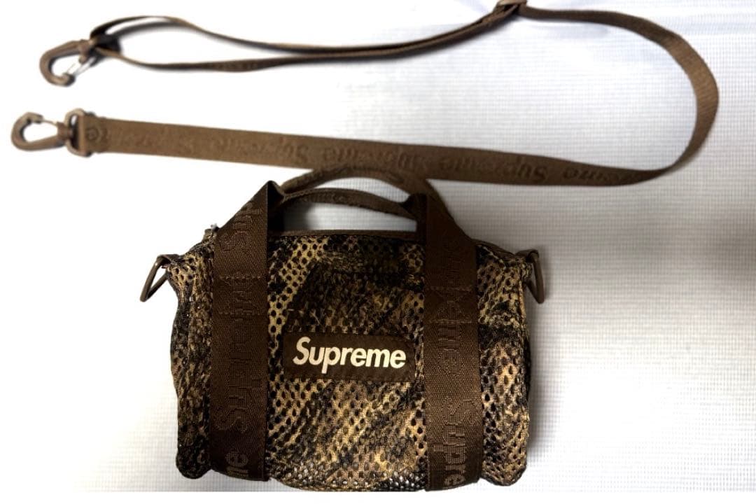 【美品】Supreme Mesh Mini Duffle Bag