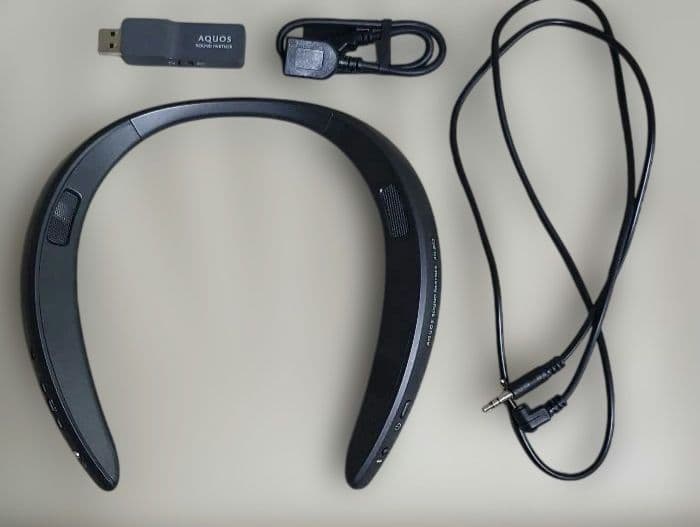 ワイヤレスネックスピーカー ブラック