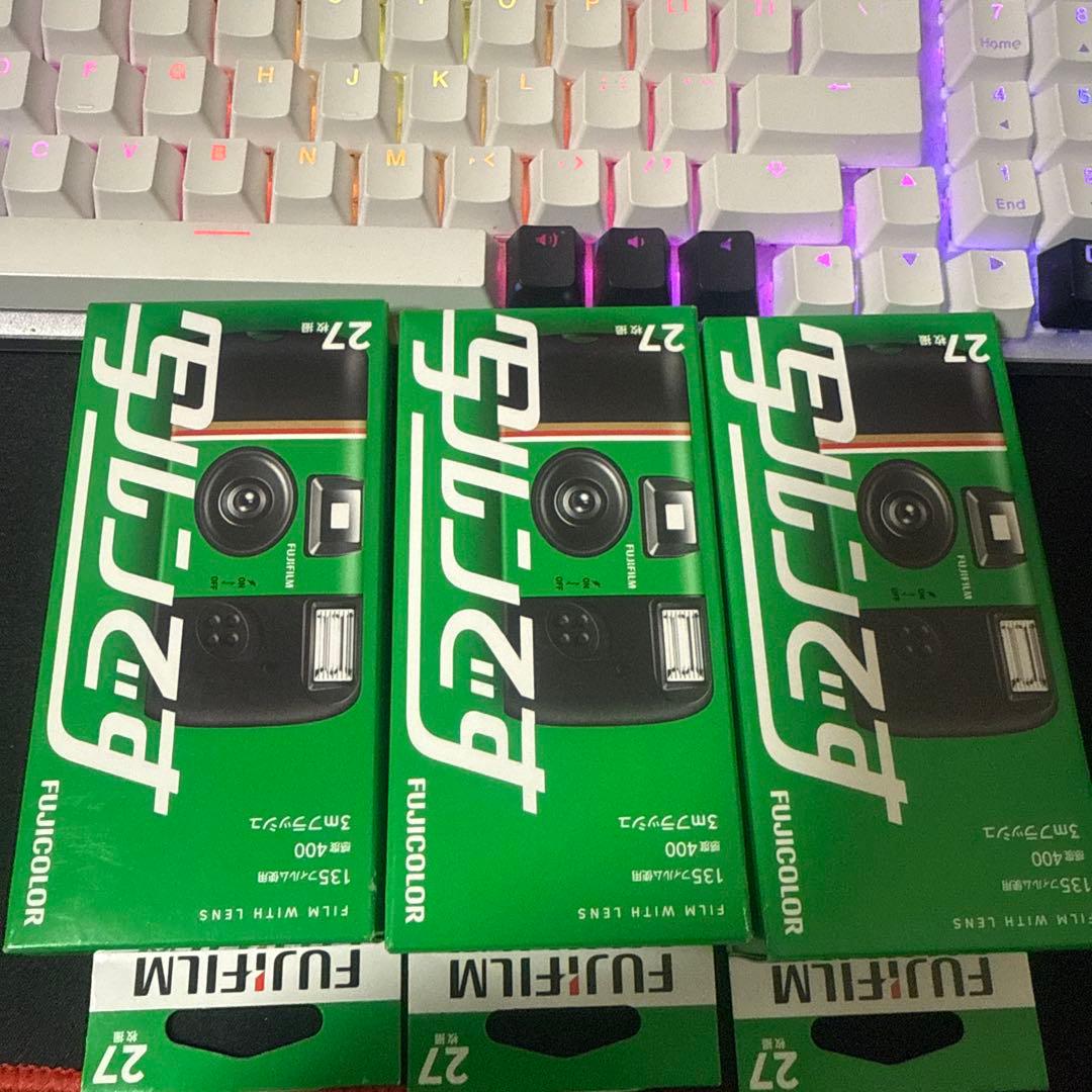 富士フイルム 写ルンです 27枚撮り 未使用 未開封 3 個セット