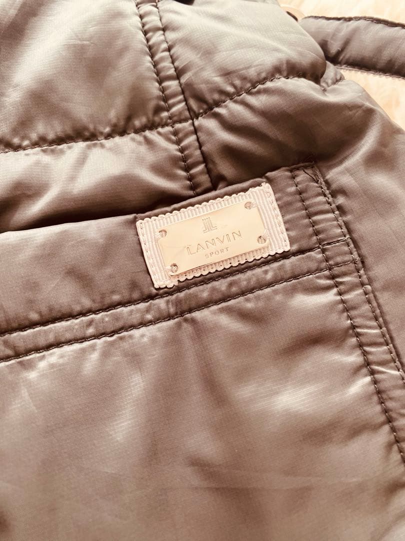 LANVIN 38 美品　ワンピース　レディース　ゴルフ　黒色　ランバンスポーツ