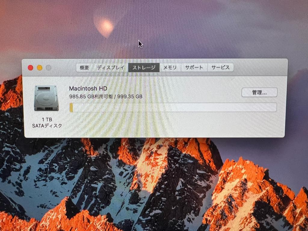 Macデスクトップ iMac 21.5inch Core i5