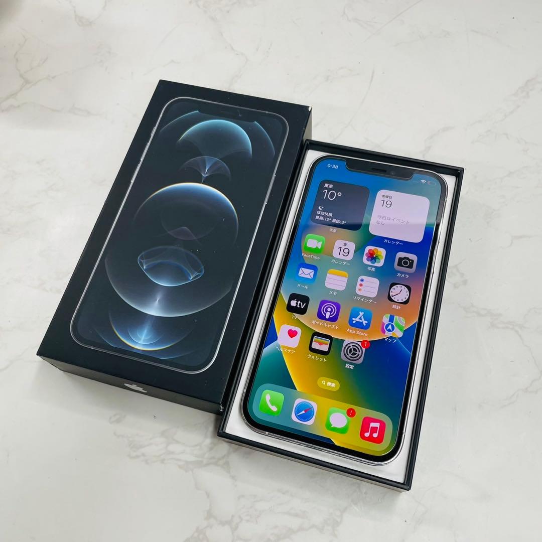 スマートフォン本体 iPhone12 Pro 128GB Silver A2406 MGM63J/A