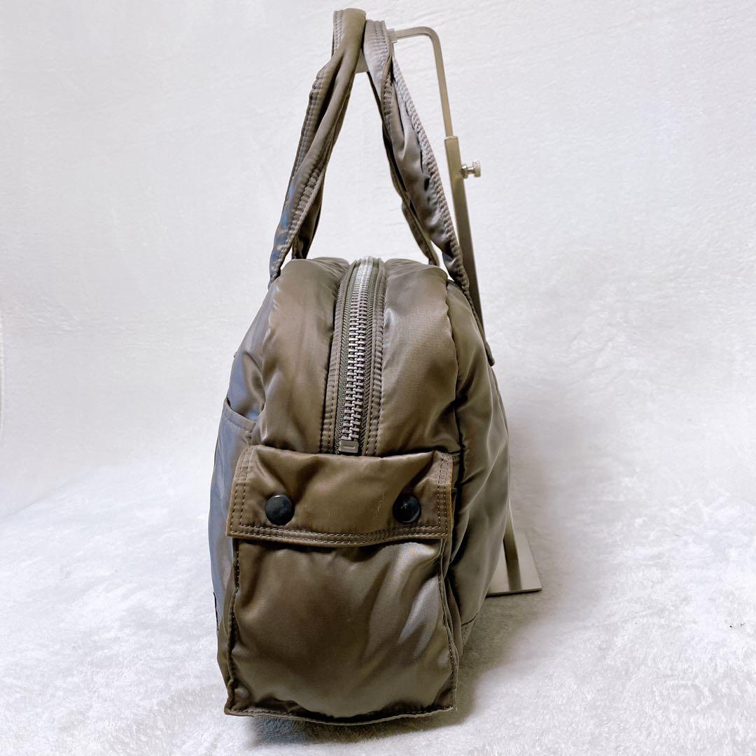 希少　PORTER　タンカー　ボストンバッグL　ダッフルバッグ　シルバーグレー