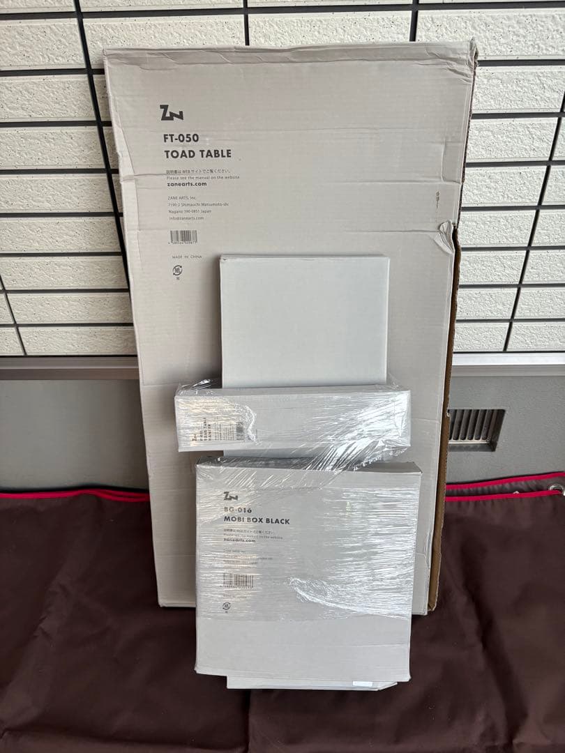 S*M様 ゼインアーツ　トードテーブルセット＆モビボックスブラック