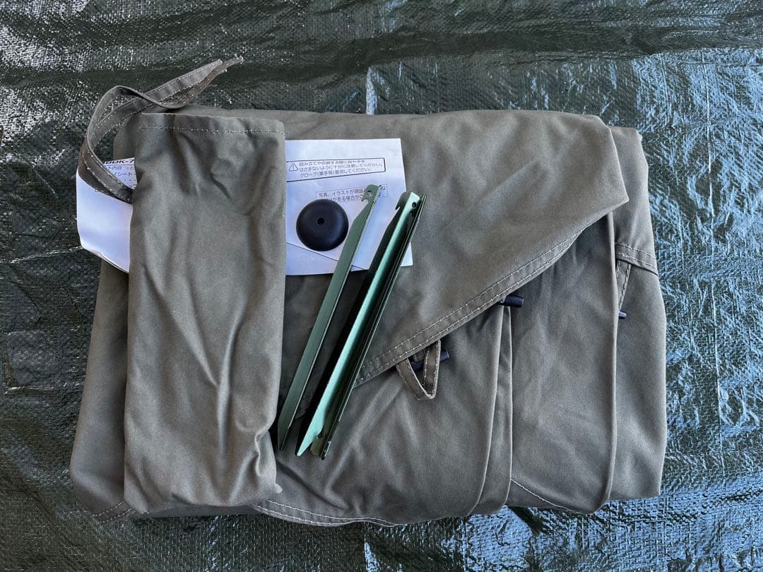 【美品】バンドック ソロティピー1TC＋フロントウォール＋二又ポール