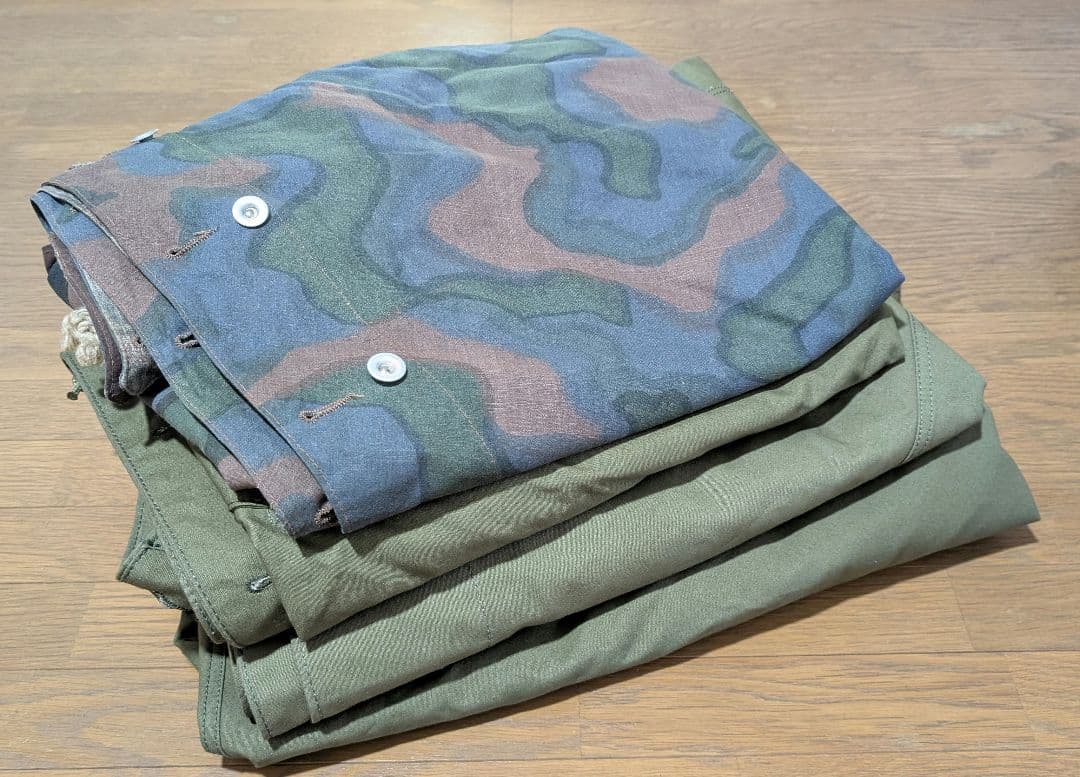 希少 ノルウェー軍幕テント ４枚フルセット カモ2　1/12までの出品