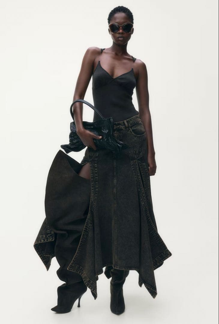 ハンガー付き Glenn Martens  リブタンクトップキャミソール