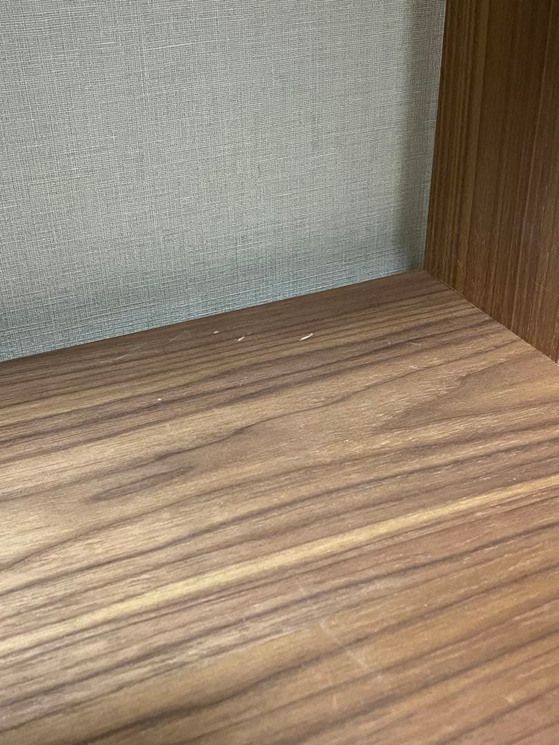 無印良品　スタッキングシェルフウォールナット材5段×2列