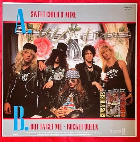 【廃盤・美品】Guns N' Roses 12' Single 4枚セット