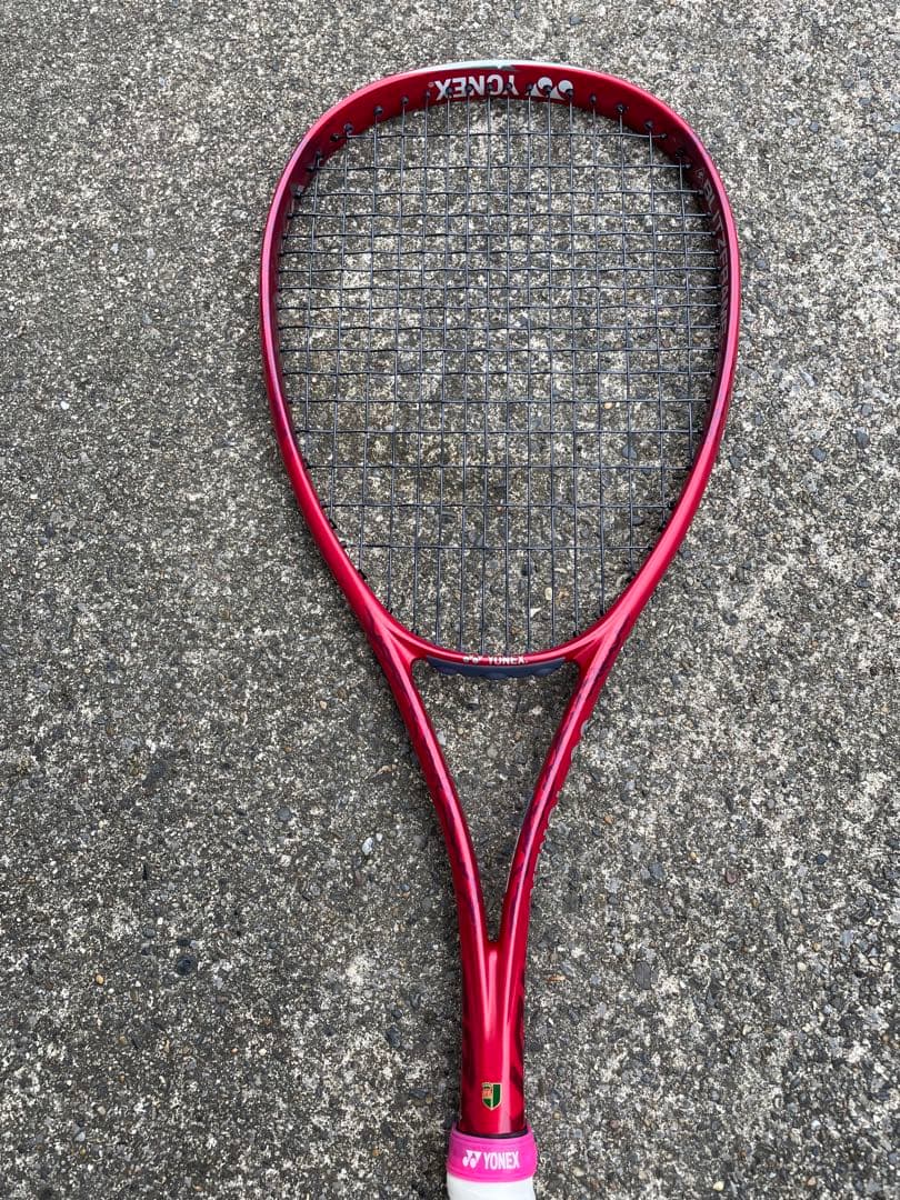 YONEX VOLTRAGE 7S レッド テニスラケット(軟式用)
