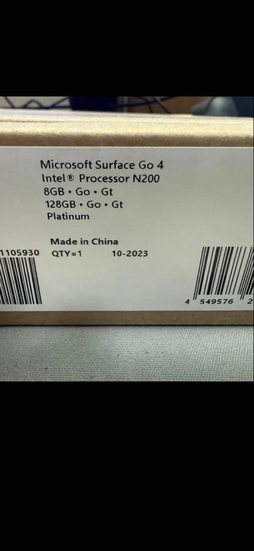 狐 　　Surface go4 128gb