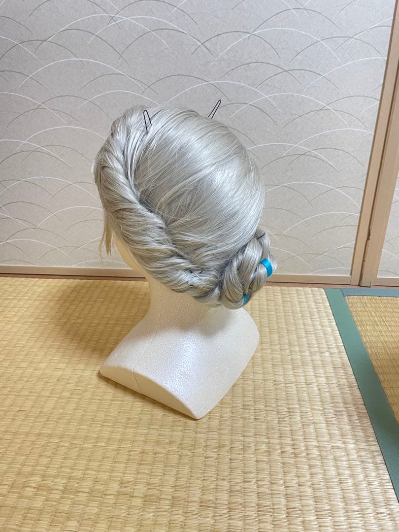 【値下げ⭕️24時間以内発送】Dハロ ウィッグ エルサ 戴冠式