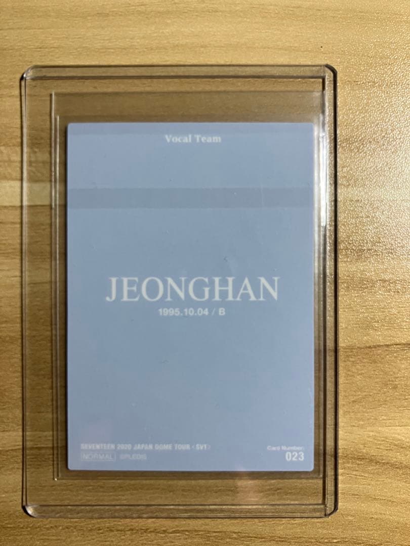 SEVENTEEN セブチ　ジョンハン　直筆サイン　トレカ　3枚セット