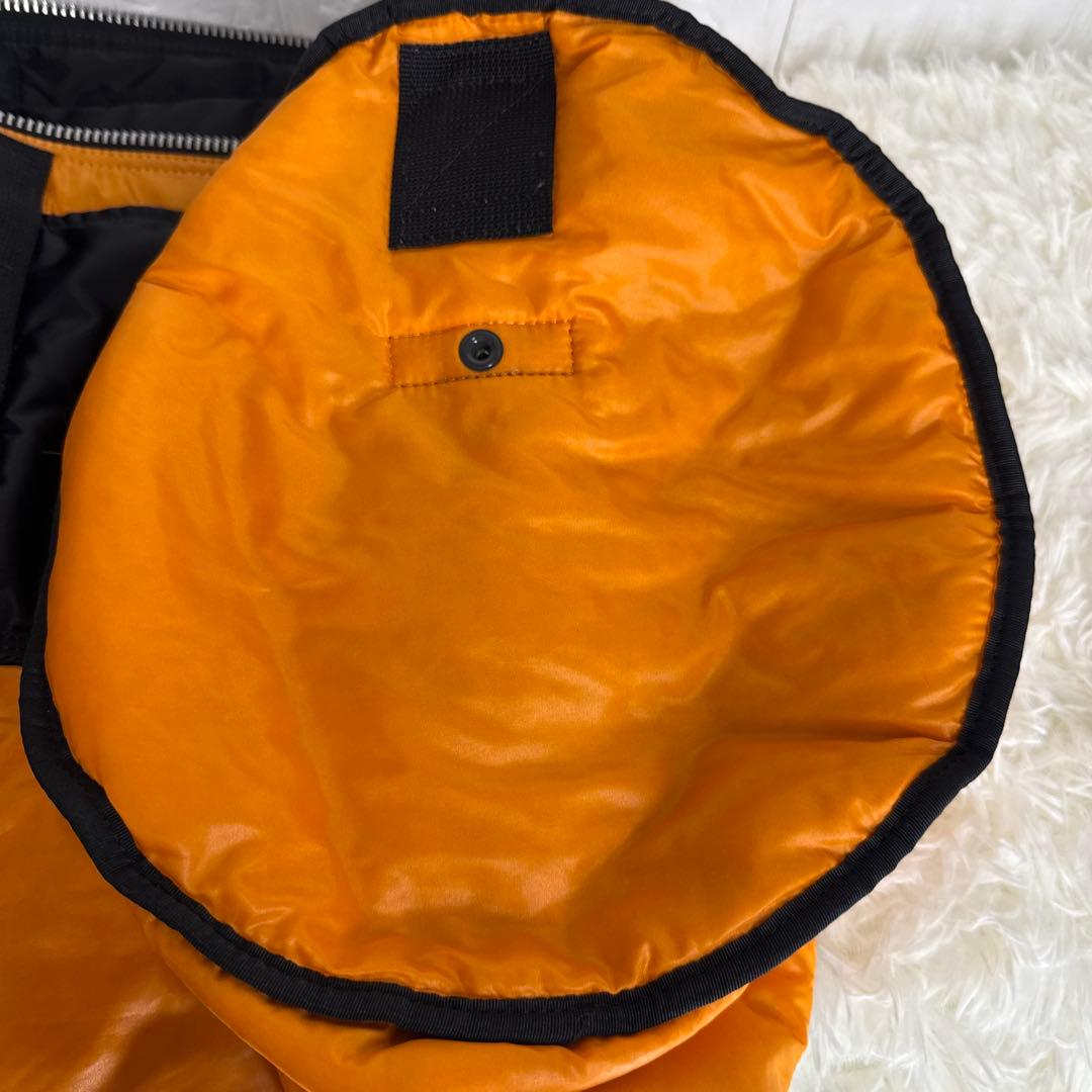 【美品】ポーター タンカー 2Way ドラムバッグ Lサイズ ブラック W57