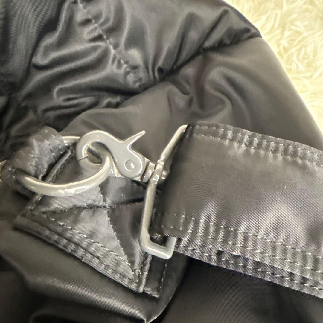 【美品】ポーター タンカー 2Way ドラムバッグ Lサイズ ブラック W57