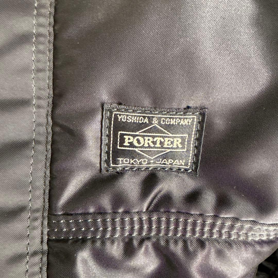 【美品】ポーター タンカー 2Way ドラムバッグ Lサイズ ブラック W57