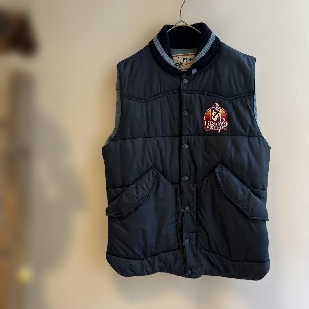 ★未使用並！HYSTERIC Glamour 中綿ウエスタンヒスベスト
