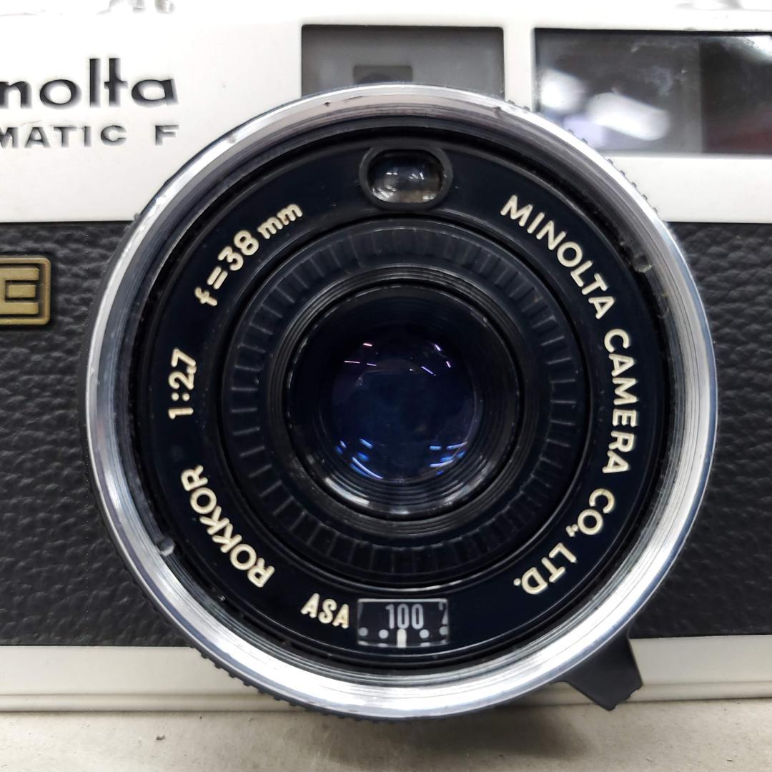 フィルムカメラ Minolta HI-MATIC F E G0129-272-4v p