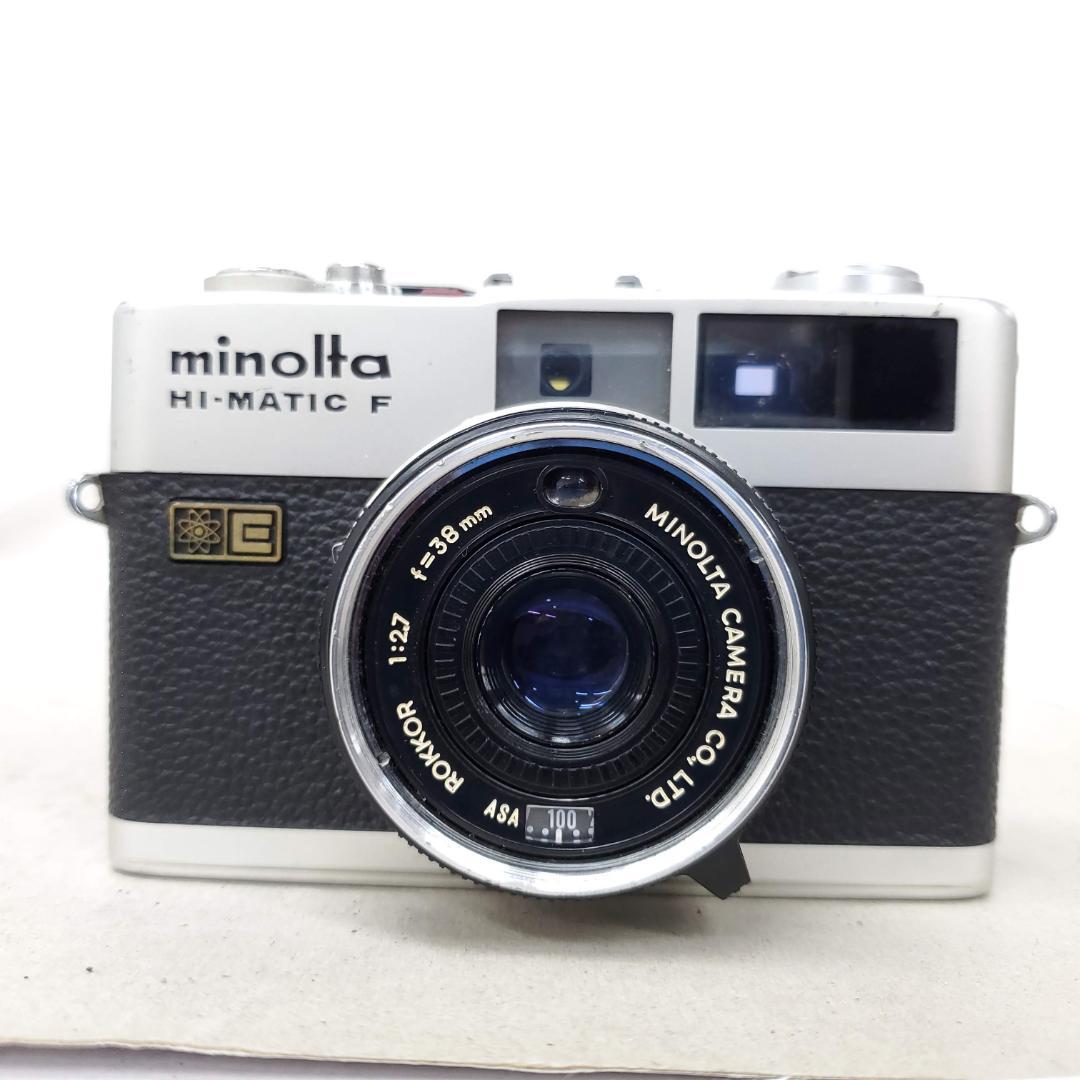 フィルムカメラ Minolta HI-MATIC F E G0129-272-4v p