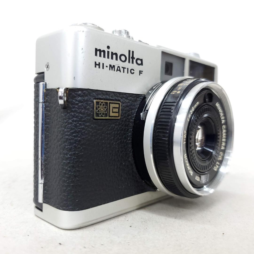 フィルムカメラ Minolta HI-MATIC F E G0129-272-4v p