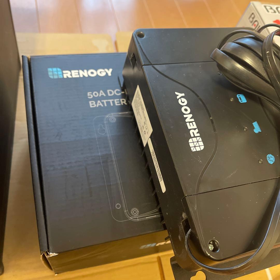 RENOGY走行充電器５メートルケーブルやとインバーター他ケーブル