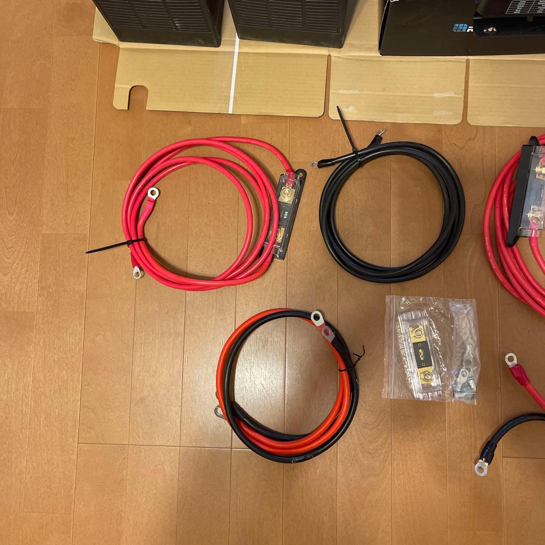 RENOGY走行充電器５メートルケーブルやとインバーター他ケーブル
