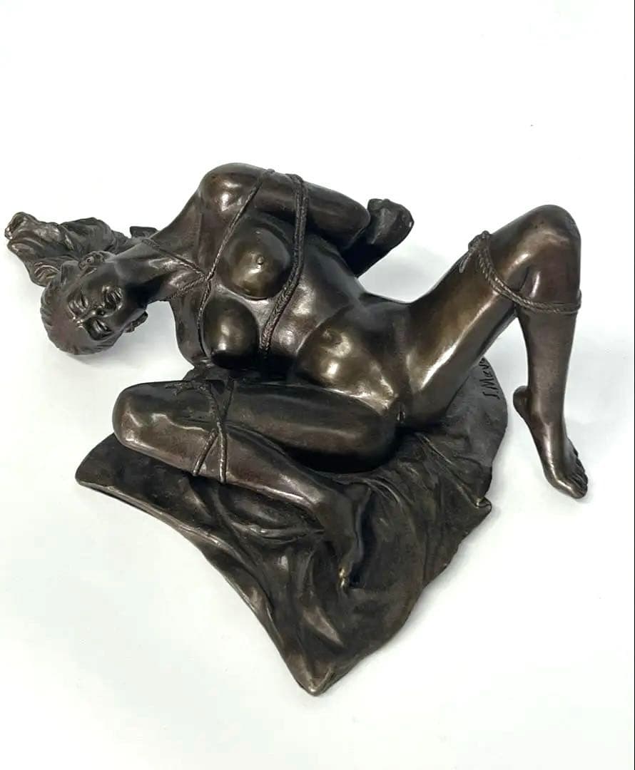 古美術　人物　古銅製　重さ：2318g