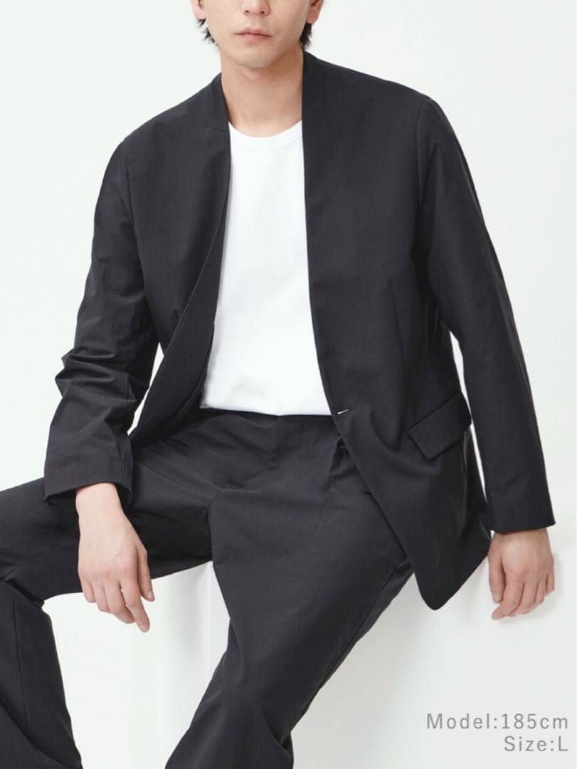 【美品】完売品✨PLST ノーカラージャケット パンツ セットアップ M