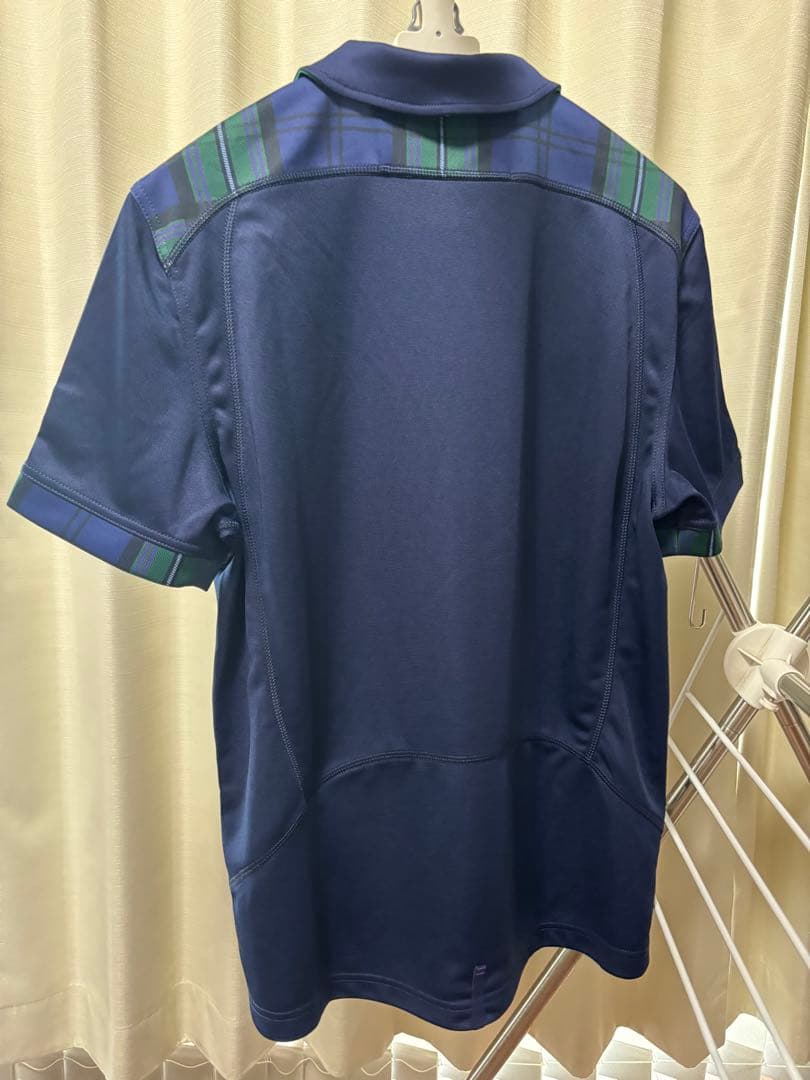 スコットランド代表 ワールドカップ2019　ラガーシャツ ネイビー　macron