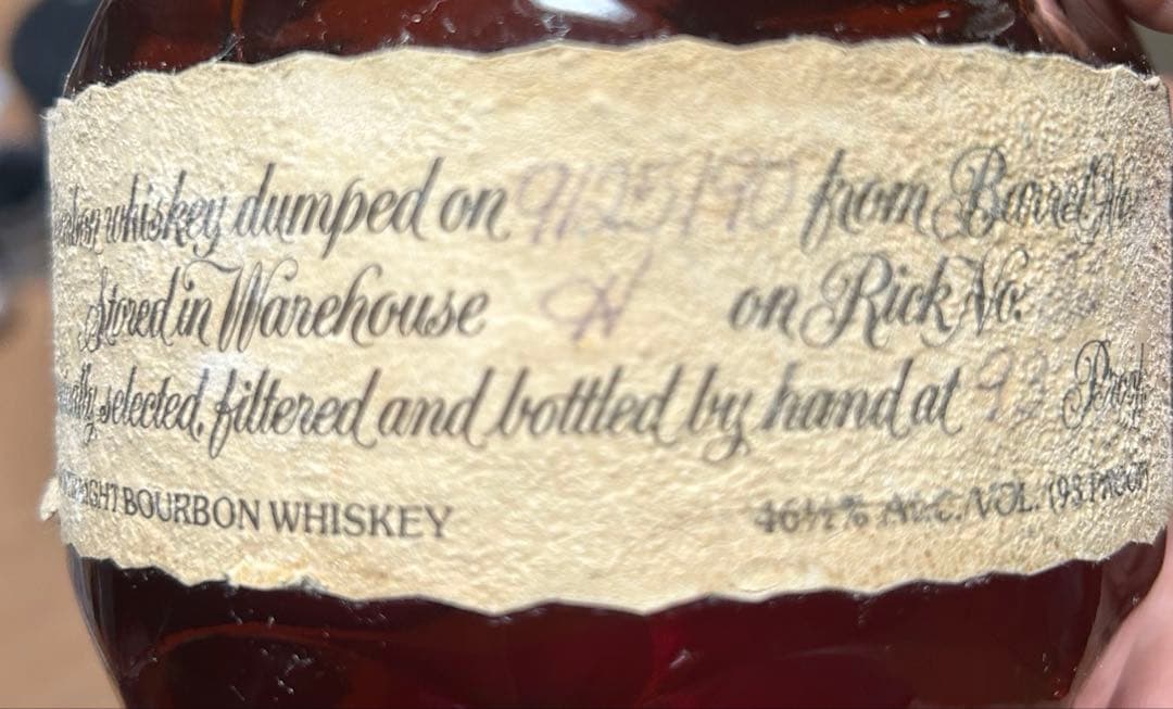 さ*ぴ様 Blanton's ブラントン シングルバレル バーボン1990