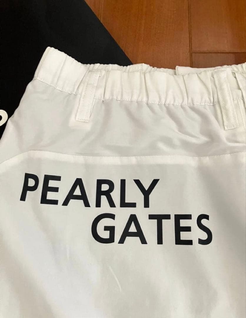 パーリーゲイツ　プリーツスカート　蓄熱　撥水　白　サイズ2