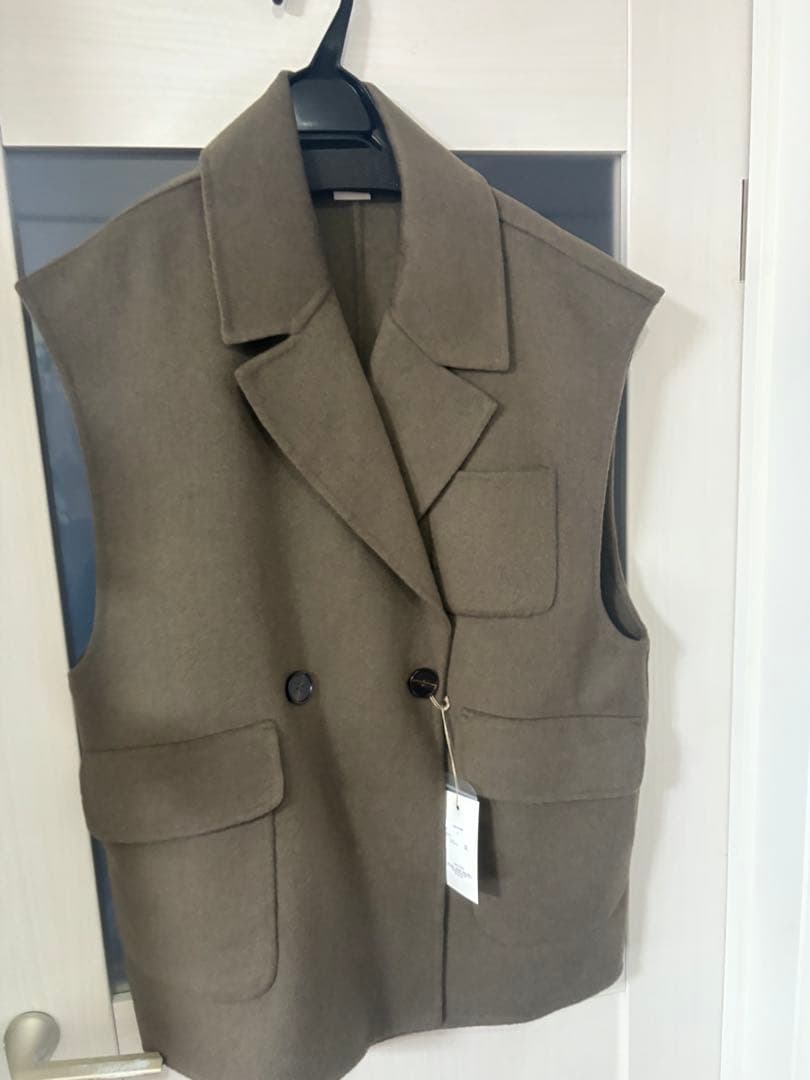 Lapin ＹＥＮＮ　ブラウン ダブルボタン ベスト Fサイズ