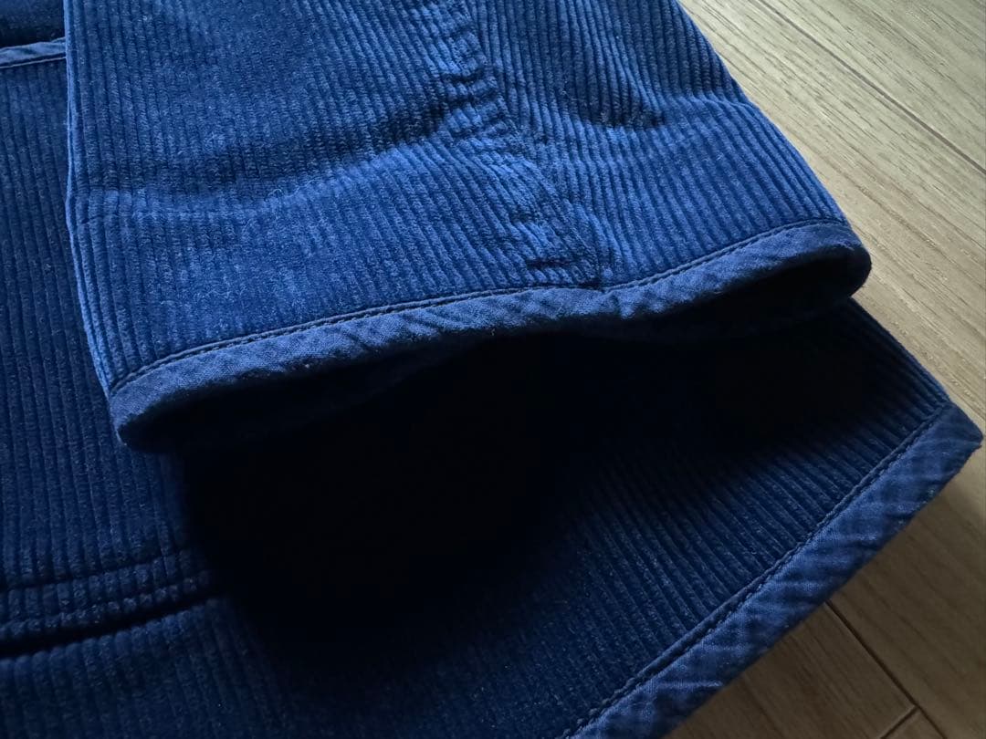 【PORTER CLASSIC】コーデュロイチャイナジャケット(NAVY)