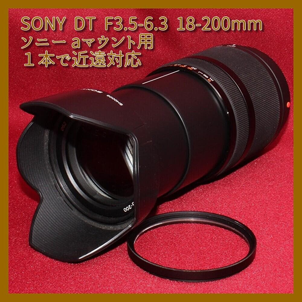 ❤️近遠対応の万能レンズ❤️SONY DT 18-200mm ソニーaマウント用