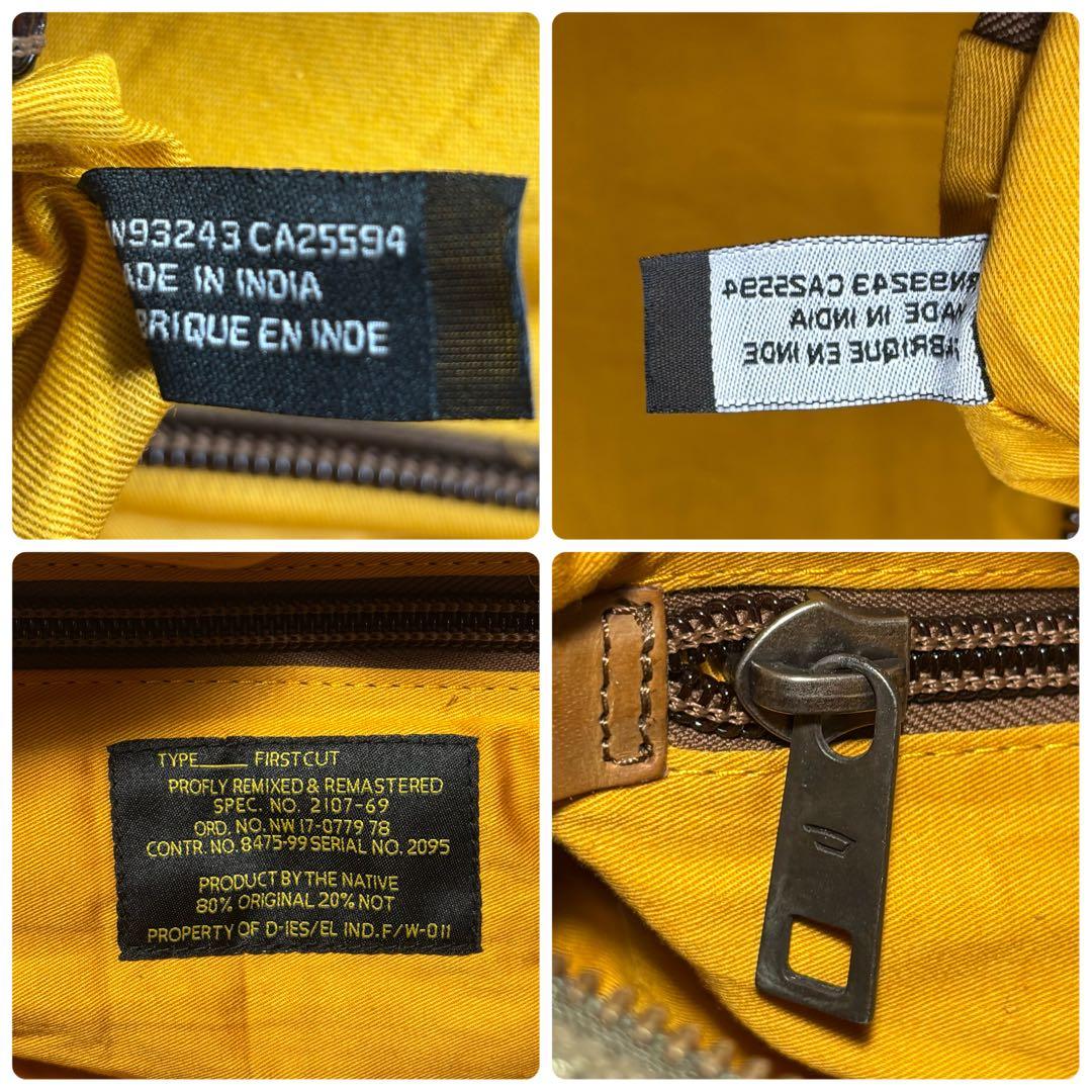 未使用級美品　DIESEL 2wayボストンバッグ　アーカイブ y2k グランジ