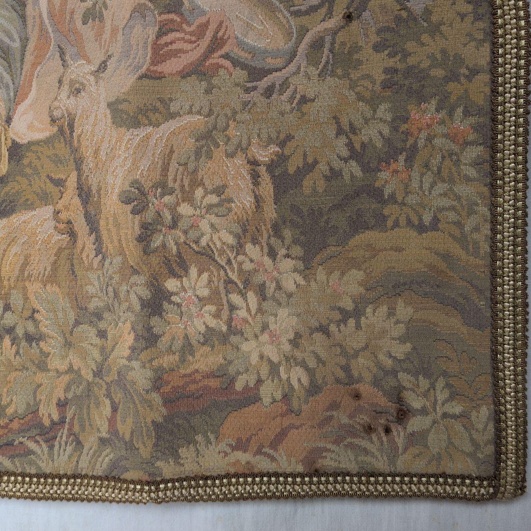 フランスヴィンテージ タペストリー ジャカード織り