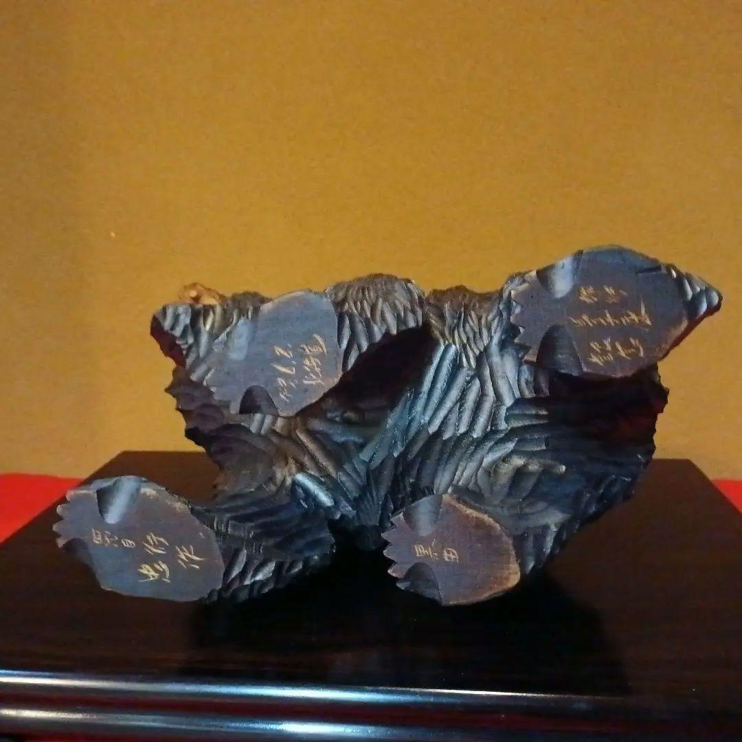 4代目忠行 作　木製クマの彫刻 ☆美品です☆