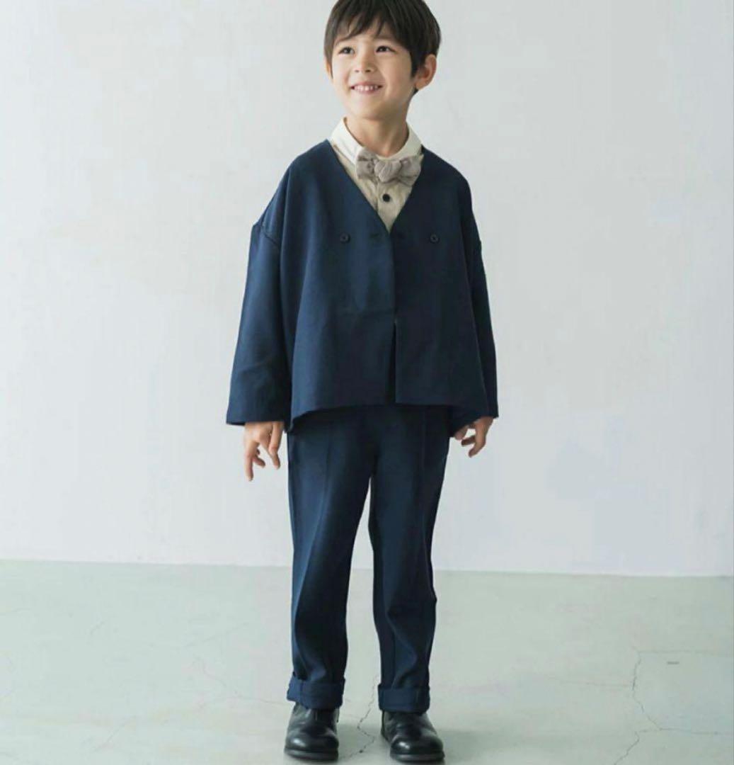 【美品　riziere　リジュール】　セットアップ　シャツ　ネクタイ　100