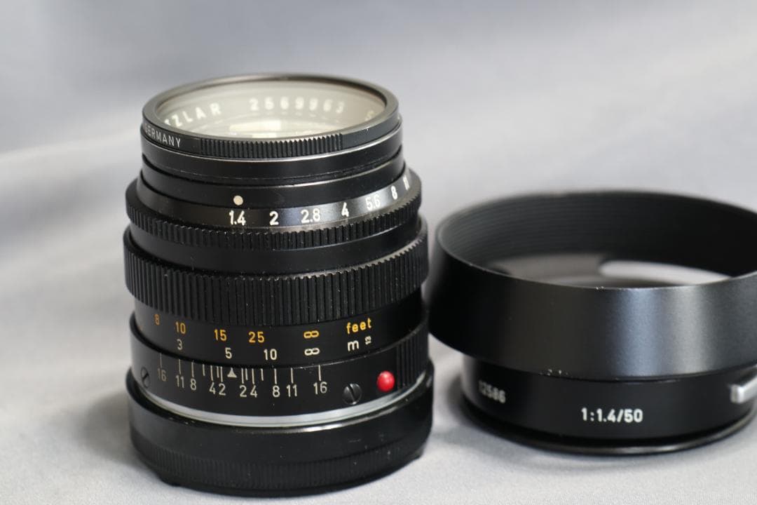 ライカ 50mm LEICA SUMMILUX 2nd純正フィルター付