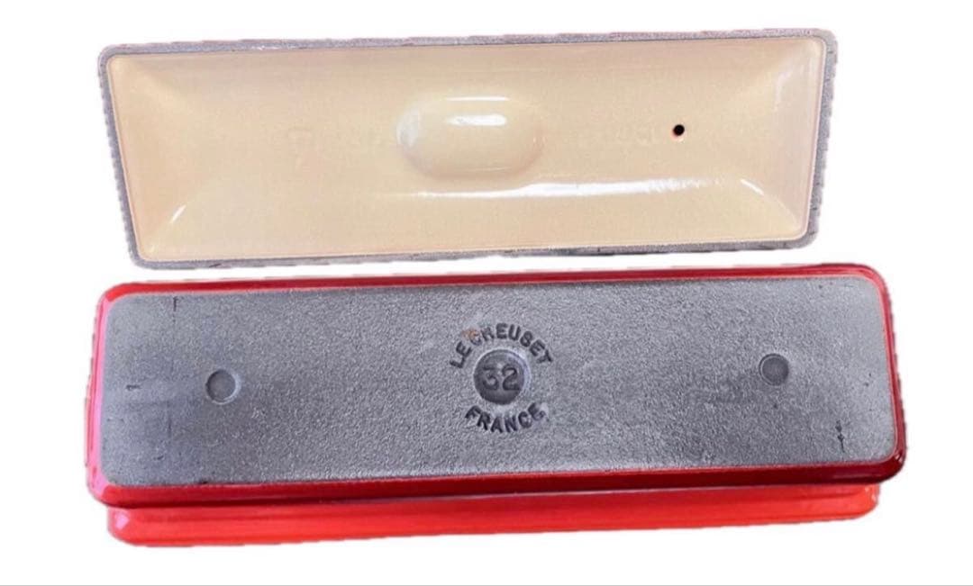 LE CREUSET ☆ル・クルーゼ☆テリーヌ型32cm☆チェリーレッド☆