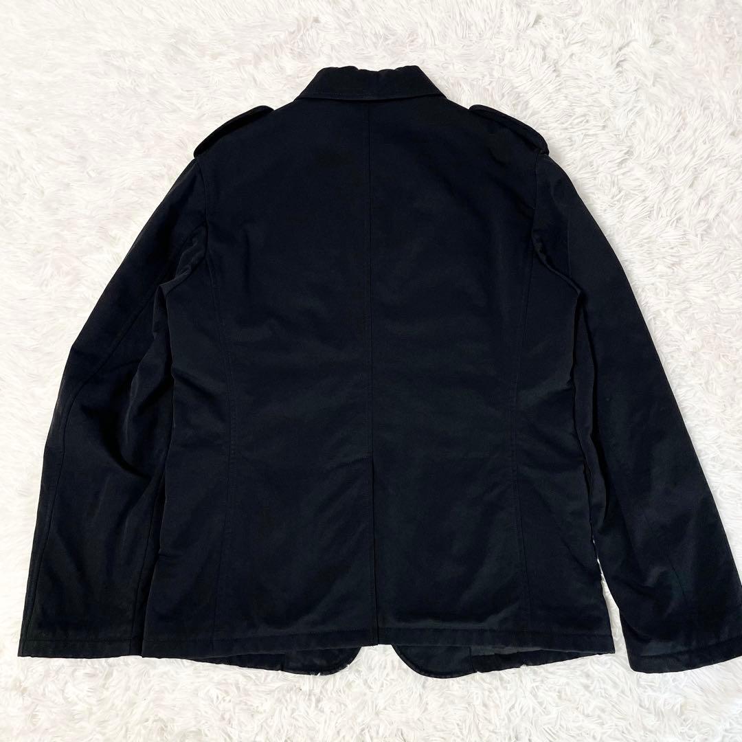 【美品】PRADA カーブドオフィサージャケット AW08 サイズ52 黒